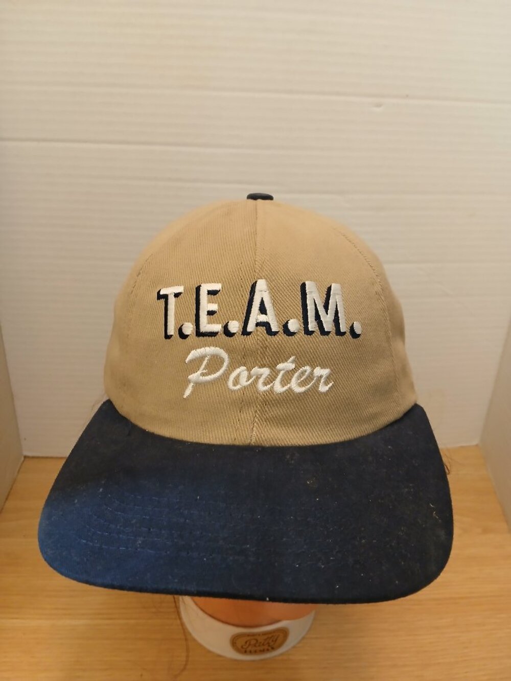 USO Vintage Team Porter Beige Snapback Cap Hat